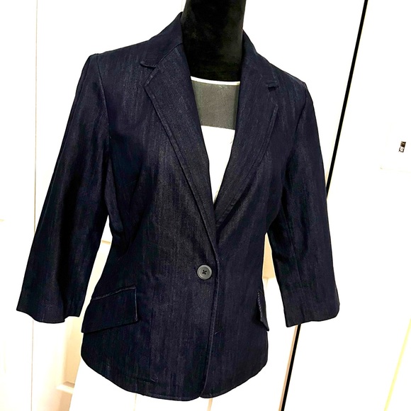 Coldwater Creek Jean Jacket sz 10 - Picture 2 of 15